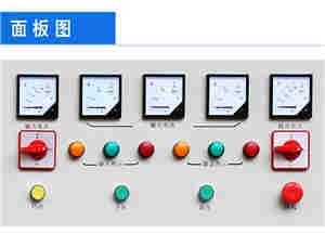 大功率稳压器面板展示图