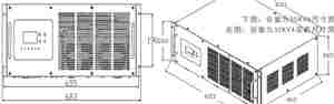 电力逆变电源产品尺寸图和安装图