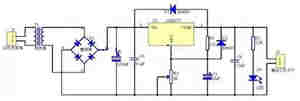 解析一个直流稳压电源降压电路原理图