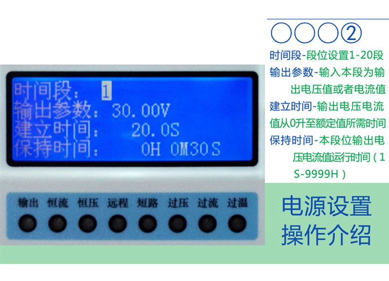 可程控直流稳压电源参考图