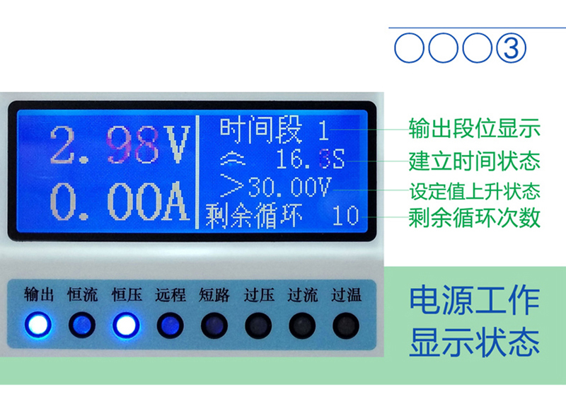 可程控直流稳压电源参考图